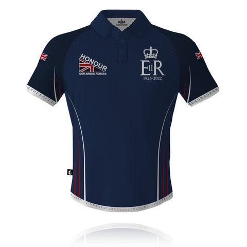 Honour Our Armed Forces - Queen Elizabeth II Memorial - V3 Tech Polo