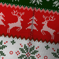 Christmas Jumper Red/Green - Long Sleeve Cycling Shirt