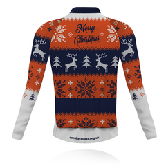 Combat Stress Christmas Jumper - Long Sleeve Cycling Shirt