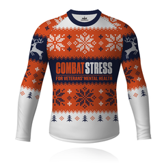 Combat Stress Christmas Jumper - Long Sleeve Tech Tee