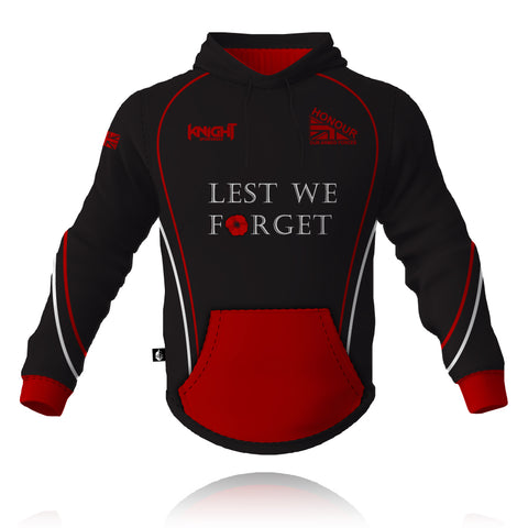 Honour Our Armed Forces 'Lest We Forget' - Embroidered Hoodie