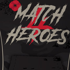 Match 4 Heroes (Black) - Tech Hoodie