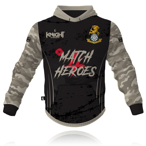 Match 4 Heroes (Black) - Tech Hoodie