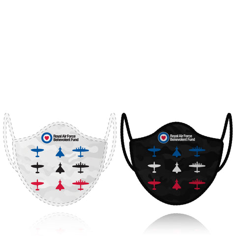 Royal Air Force Benevolent Fund - 2 x Face Mask Bundle