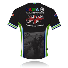 SAMA 82 Falklands Veterans - (Black) - Tech Tee