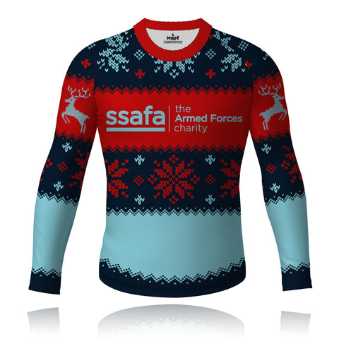 SSAFA, the Armed Forces charity - Christmas Jumper - Long Sleeve Tech Tee