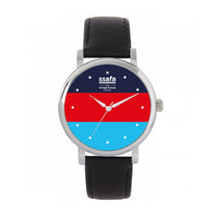 SSAFA, the Armed Forces charity - Black Leather Strap 38mm Bezel Watch