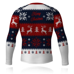 Who Dares Cares Christmas Jumper - Long Sleeve Tech Tee