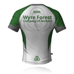 Wyre Forest Company of Archers White - Tech Polo